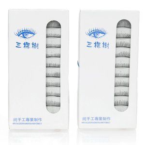 NIB Handmade Eyelashes #002 Black 2 Boxes (20 lashes)